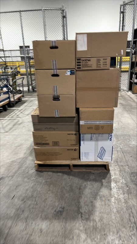 Lot # 21044 -1 Pallet of Miscellaneous printer toners