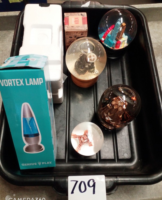 LOT # 709 TSA SHOW GLOBES