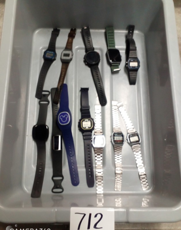 LOT # 712 TSA MIXED WATCHES & MISC