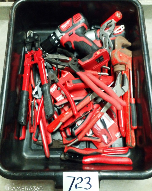LOT # 723 TSA VARIOUS HAND TOOLS - INCLUDING MILWUAKEE BRAND