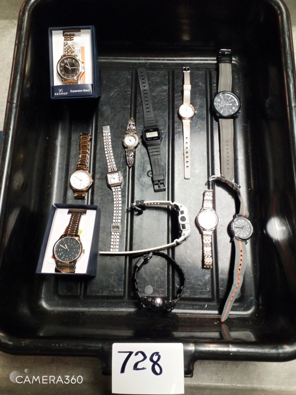 LOT # 728 TSA WATCHES - VARIOUS
