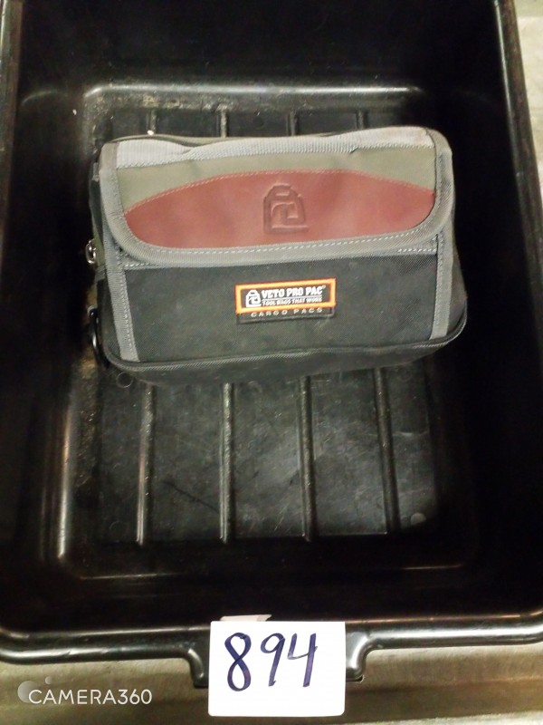 LOT # 894 TSA TOOL POUCH WITH ASSORTED COMBINATION WRENCHES