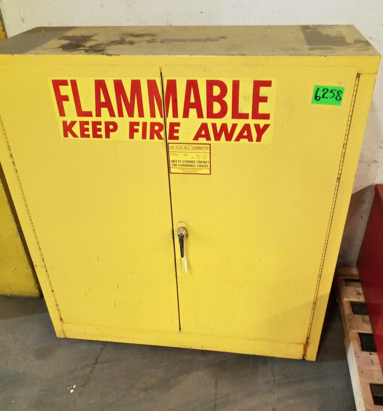 Lot # 6258 SAFETY STORAGE CABINET
