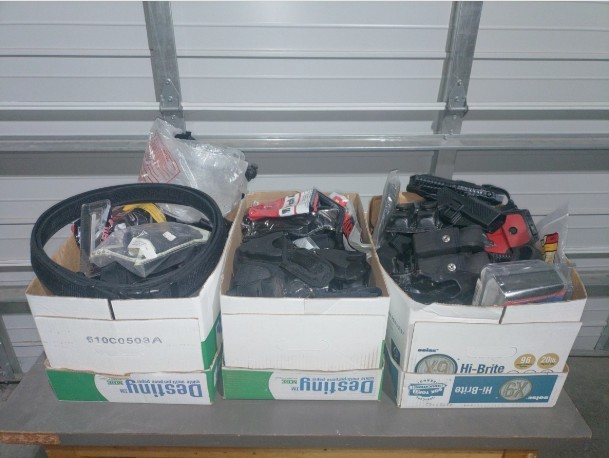 3 Boxes of Police Holsters Cases Etc. - Off-Site Sale