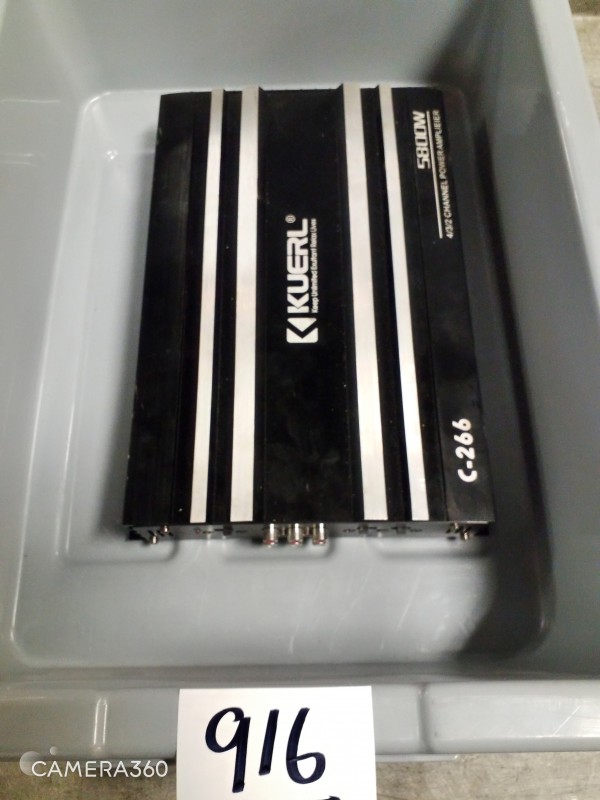 LOT # 916 TSA KUERL 5800W 4/3/2 CHANNEL POWER AMPLIFIER