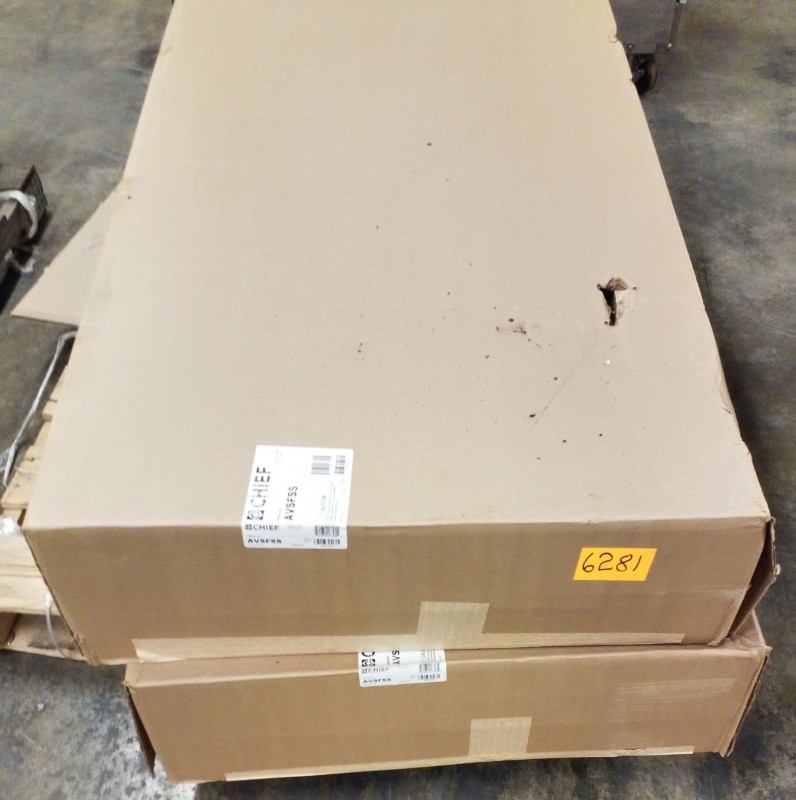 Lot # 6281 CHIEF TEMPO FLAT PANEL FLOOR SUPPORT SYSTEM MODEL AVSFSS CO