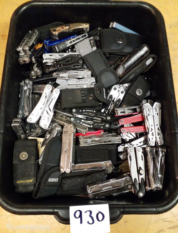 LOT # 930 TSA VARIOUS MULTITOOLS