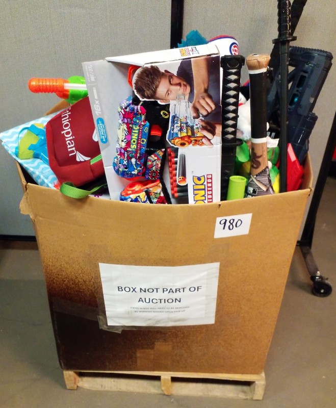 LOT # 980 TSA BOX OF TOYS 24X 24 X 24