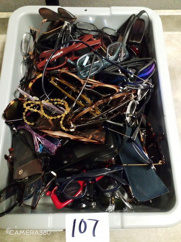 LOT # 107 TSA GLASSES SUNGLASSES READING GLASSES