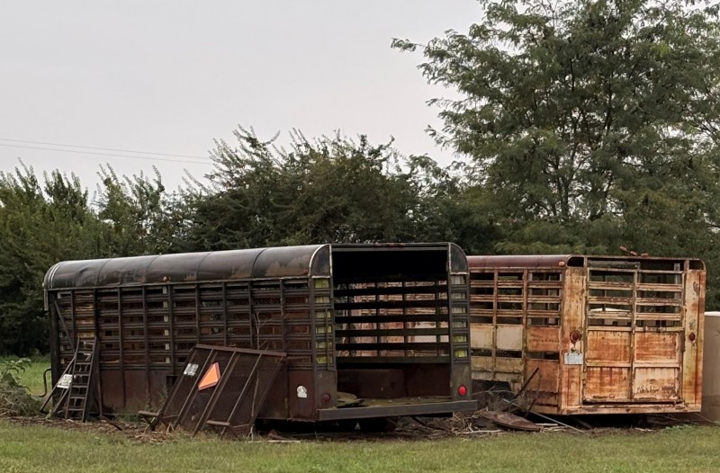 16ft livestock Trailer and a Gooseneck Trailer - Off-Site Sale